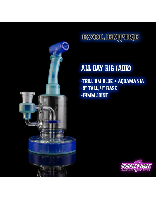 Evol Empire - All Day Rig (ADR) Full: Trillium Blue & Aquamania