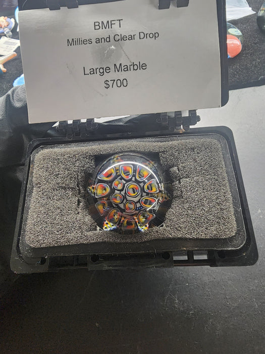 BMFT Millies and Clear Drop Large Marble