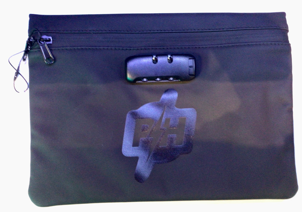 On The Go 420 Purple Haze Logo Exit Bag with Lock