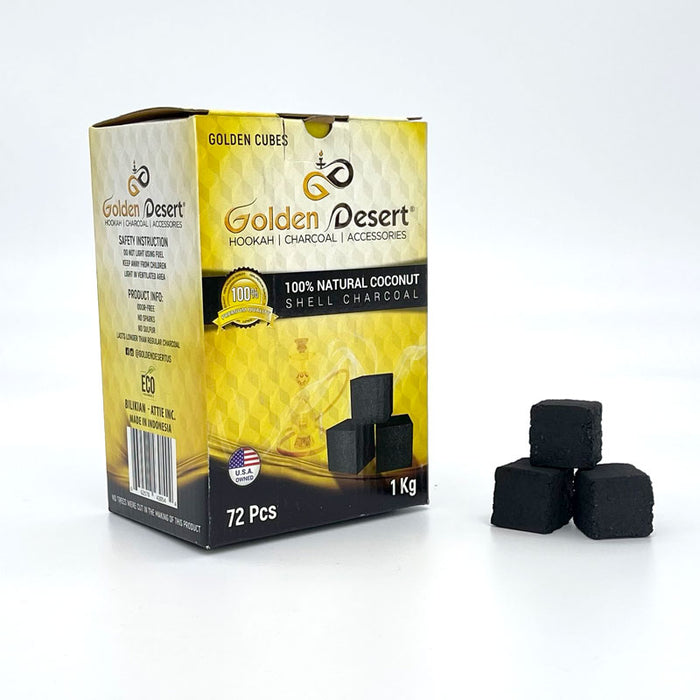 Golden Desert - Charcoal Cubes 1KG
