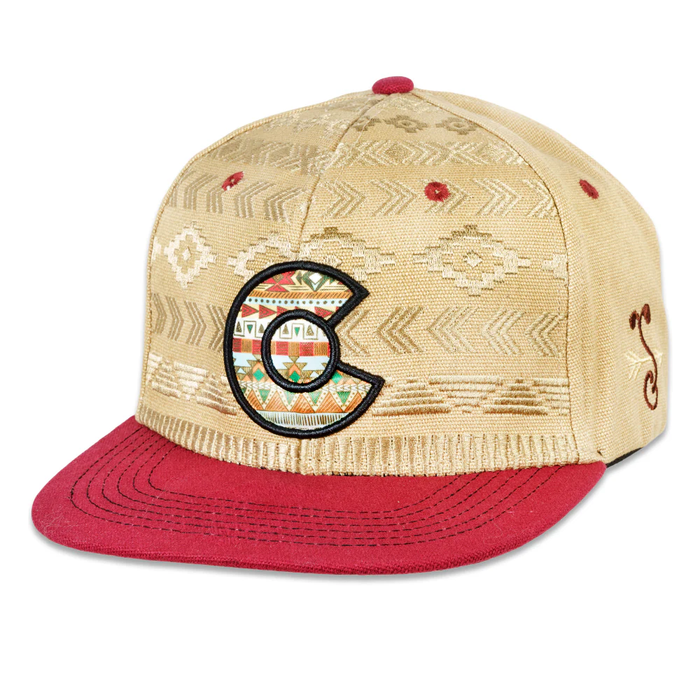 GR Strapback Hat OSFM: Mountain Division Cortez Tan Grassroots