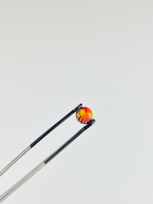 Quasar Terp Pearl:Pinwheel Red/Orange/Yellow  Single