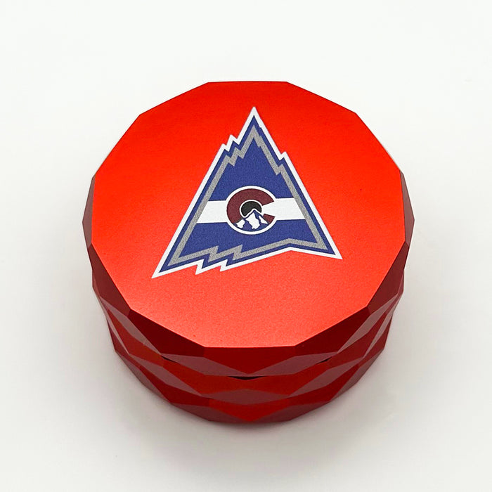 Faceted Grinder 4 tier 63mm Dark Red- Avalanche