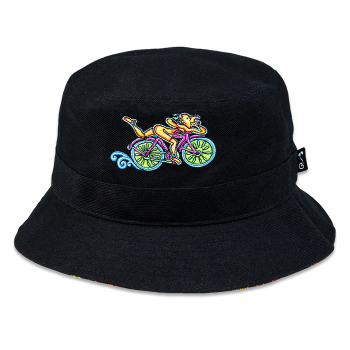 GR Reversable Bucket Hat S/M : John Speaker Bicycle Day Allover Grassroots