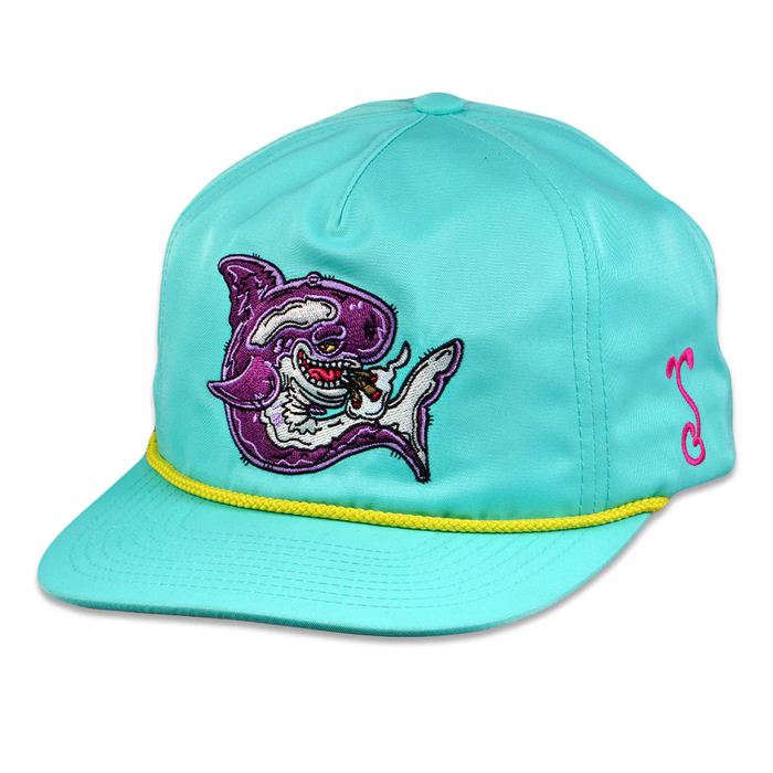GR Snapback Hat S/M : 5 Panel Moodmats x Vincent Gordon Orca Retro Grassroots