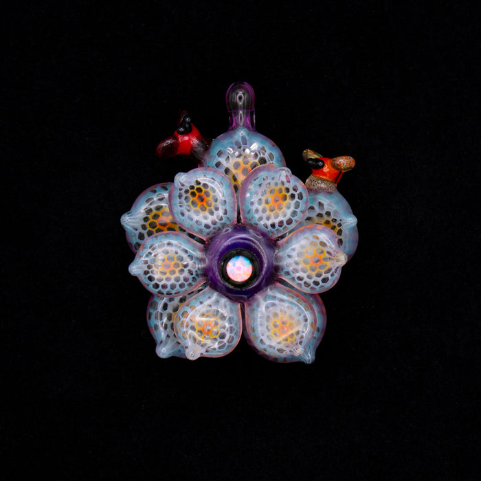 Joe Peters: Marsglassworks Blue Spinner Pendant Collab