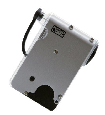 CHEWY-SIL: CHEWY SILVER METALIC ELECRONIC GRINDER W/ CASE