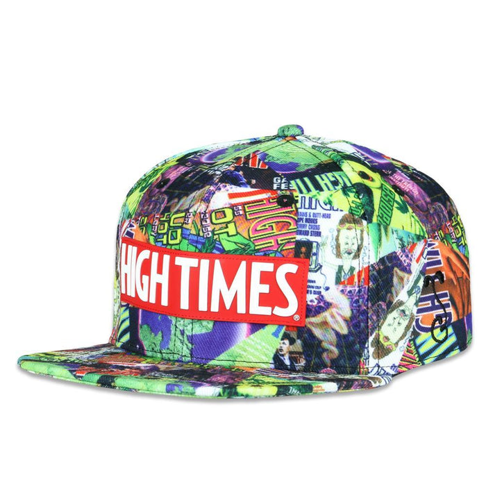 GR Snapback Hat X/L: High Times Covers Pattern Grassroots