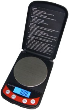 RUBY300: 300G X .01G MINI HANDHELD SCALE