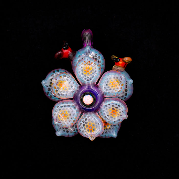 Joe Peters: Marsglassworks Blue Spinner Pendant Collab