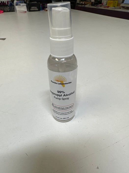 99% Isopropyl Spray Bottle 2.3 oz