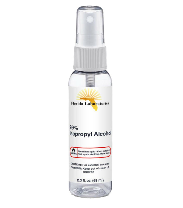 99% Isopropyl Spray Bottle 2.3 oz