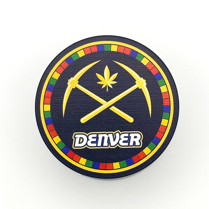 Purple Haze Round Grinder 4 tier 63mm Blue- Nuggets Grinder