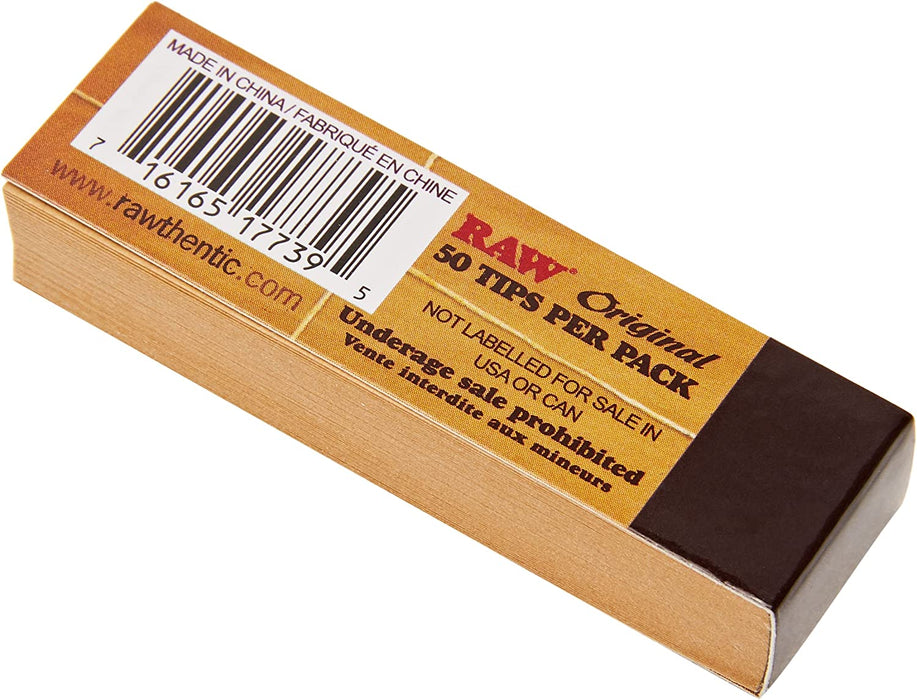 RAW Unbleached Filter Tips