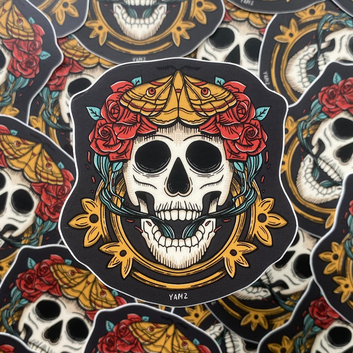 YAMZ - "La Dama de el espíritu" Calavera Sticker