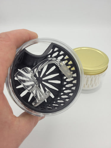Kuhns Glass - 3D printed Terp Pearl Cleaning Station (12oz)
